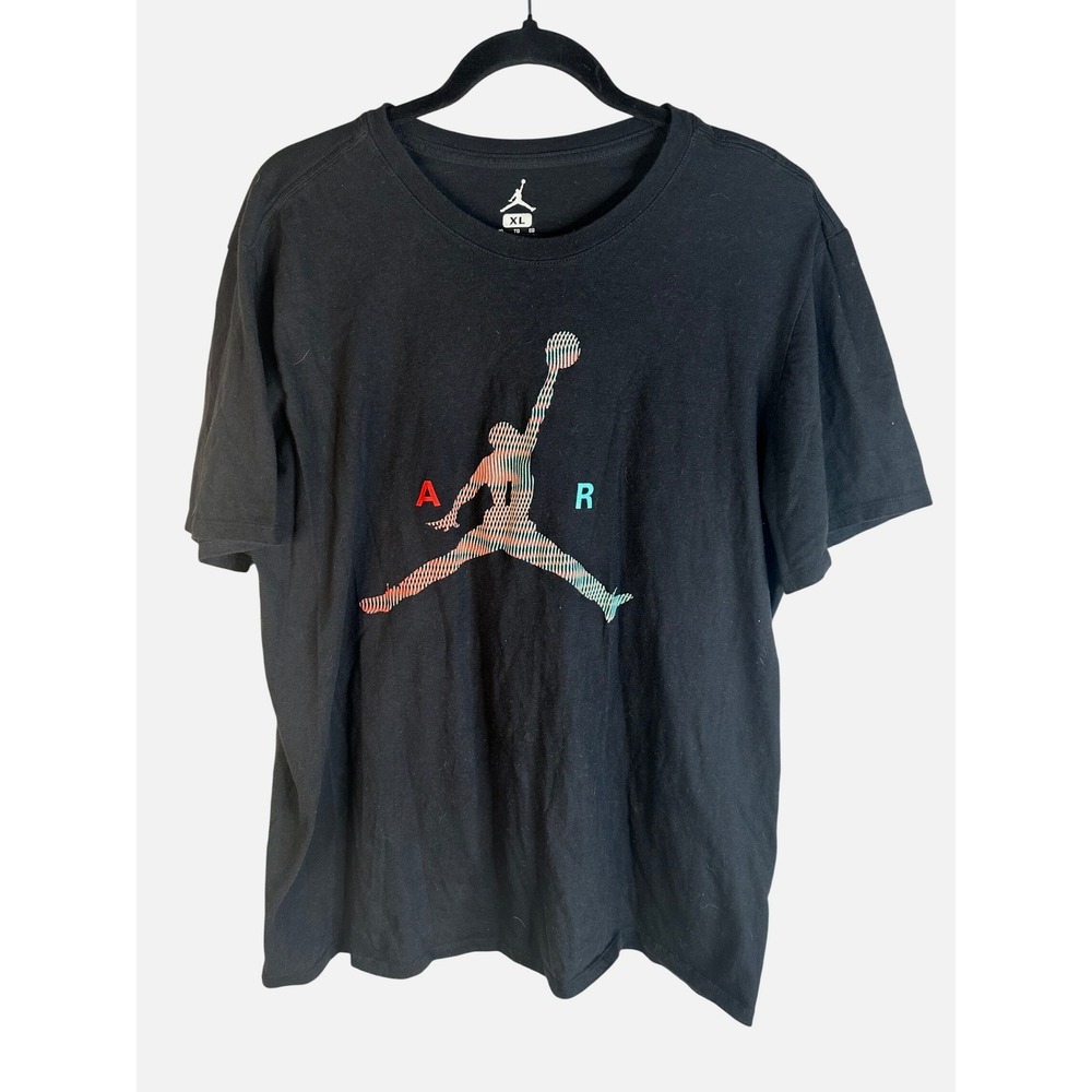 Jordan Men's Black Jumpman Air Graphic Short Sleeve T-Shirt Size XL